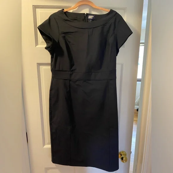 how to dress 70s with normal clothes Lands' End Khaki Cotton Polo Dress main image 0